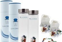 SLIM CRYSTAL WATER BOTTLE